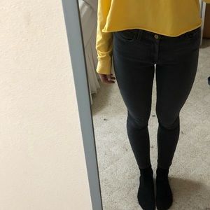 Seven for all mankind high rise skinny jeans